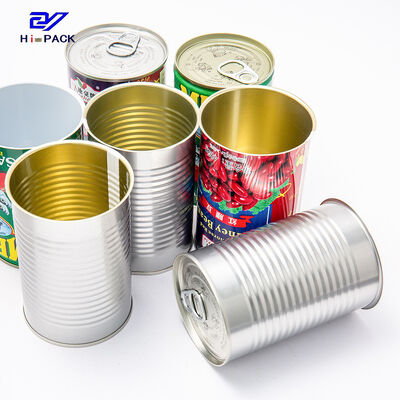 Coffee Nuts Round Tin Canister 400g 500g 800g Circular Tin Containers